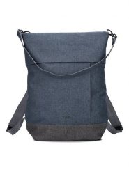 Zwei Torebka w kolorze granatowym - 32 x 37 x 13 cm rozmiar: onesize. Niebieskie torby na ramię Zwei, bez wzorów, z materiału, na ramię, bez dodatków. Za 98.95 zł.