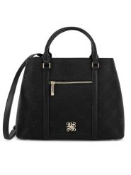Nine West Torebka JH6478-NW Czarny. Czarne torebki klasyczne Nine West, bez wzorów, z tworzywa sztucznego, bez dodatków. Za 249.99 zł.