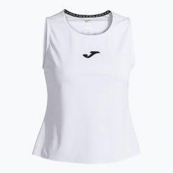 Koszulka tenisowa damska Joma Challenge. Białe koszulki sportowe Joma, bez wzorów, bez ramiączek, tenisowe. Za 99.99 zł.