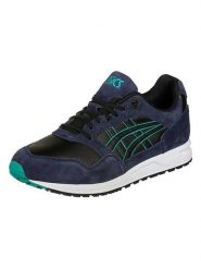 Asics Skórzane sneakersy "Gel Saga" w kolorze granatowym rozmiar: 39. Niebieskie trampki Asics, bez wzorów, bez zapięcia. Za 228.76 zł.