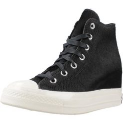 Tenisówki Converse Model Chuck Taylor All Star 70 Wedge Kolor Czarny. Czarne trampki Converse, bez wzorów, ze skóry, bez zapięcia. Za 504.99 zł.