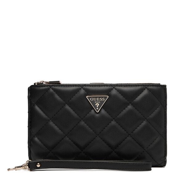 Portfel Guess. Czarne portfele Guess, z aplikacjami. Za 294.99 zł.