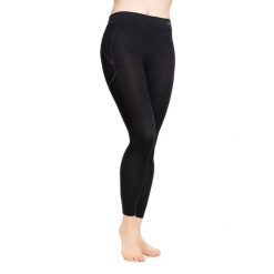 Legginsy wełniane z długą nogawką damskie Brubeck ACTIVE WOOL. Czarne legginsy Brubeck, l, bez wzorów, z elastanu, długie. Za 149.99 zł.