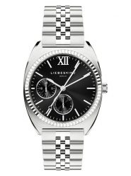 Liebeskind Chronograf w kolorze srebrno-czarnym rozmiar: onesize. Szare, analogowe zegarki Liebeskind, ze stali. Za 435.87 zł.