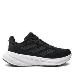 Buty do biegania adidas. Czarne obuwie sportowe Adidas, bez zapięcia, do biegania. Za 299.99 zł.