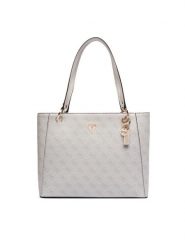 Guess Torebka Noelle II HWBG96 72250 Kremowy. Białe shopper Guess, z aplikacjami, ze skóry, bez dodatków. Za 674.99 zł.