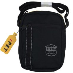 Saszetka na ramię Caterpillar Peoria City Bag pojemność 2,5 L. Czarne torby na ramię Caterpillar, bez wzorów, z materiału, sportowe, na ramię, bez dodatków. Za 89.99 zł.