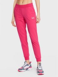 EA7 Emporio Armani Spodnie dresowe 8NTP85 TJCQZ 1417 Różowy Regular Fit. Czerwone spodnie dresowe EA7 Emporio Armani, xs, bez wzorów, z bawełny. Za 279.99 zł.