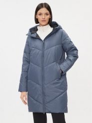 4F Płaszcz zimowy 4FAW23TDJAF235 Niebieski Regular Fit. Niebieskie płaszcze 4f, na zimę, xs, bez wzorów, z syntetyku, bez kaptura. Za 369.99 zł.