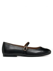 Geox Baleriny D New Palmaria D664JA 000TU C9999 Czarny. Czarne baleriny Geox, bez wzorów, ze skóry, bez obcasa. Za 449.99 zł.