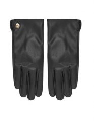 Guess Rękawiczki Damskie AW5389 POL02 Czarny. Czarne rękawiczki Guess, z aplikacjami, ze skóry. Za 199.99 zł.