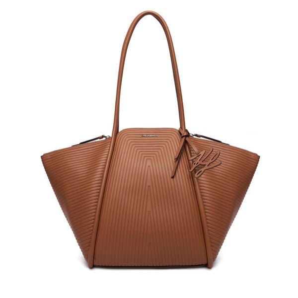 Torebka KARL LAGERFELD. Brązowe torebki klasyczne KARL LAGERFELD, bez wzorów, bez dodatków. Za 1,199.00 zł.