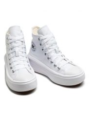 Converse Sneakersy "Chuck Taylor Move" w kolorze białym rozmiar: 39. Białe trampki Converse, bez wzorów, za kostkę, bez zapięcia. Za 303.06 zł.