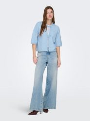 ONLY Kardigan "Simoni" w kolorze błękitnym rozmiar: L. Niebieskie kardigany Only, l, bez wzorów. Za 82.99 zł.