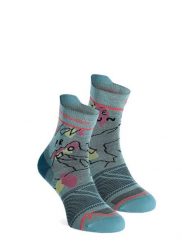 Skarpety damskie Ortovox Alpine Light Quarter Socks. Niebieskie skarpety ORTOVOX, bez wzorów, z materiału. Za 128.50 zł.