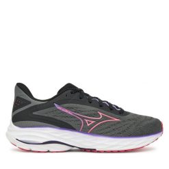 Buty do biegania Mizuno. Szare obuwie sportowe Mizuno, bez zapięcia, do biegania, mizuno wave. Za 339.99 zł.