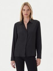Tommy Hilfiger Koszula WW0WW46597 Czarny Regular Fit. Czarne koszule TOMMY HILFIGER, bez wzorów, z wiskozy, biznesowe, bez kołnierzyka, bez ramiączek. Za 429.99 zł.