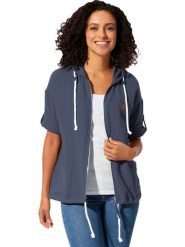 WITT WEIDEN Kardigan w kolorze granatowym rozmiar: 46. Niebieskie kardigany WITT WEIDEN, z aplikacjami, z bawełny. Za 82.99 zł.