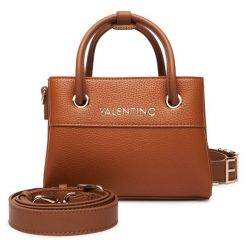 Torebka Valentino. Brązowe torebki klasyczne Valentino, bez wzorów, bez dodatków. Za 659.99 zł.