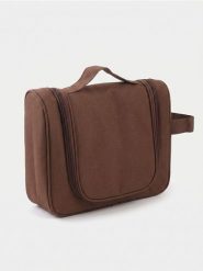 Kosmetyczka - brązowy. Brązowe kufry i kosmetyczki Sinsay, bez wzorów, bez dodatków. Za 22.99 zł.