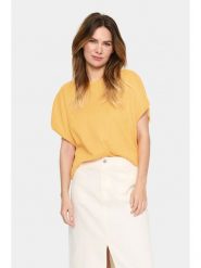 SAINT TROPEZ Sweter "Mila" w kolorze żółtym rozmiar: L. Żółte swetry Saint Tropez, l, bez wzorów, bez ramiączek. Za 83.42 zł.