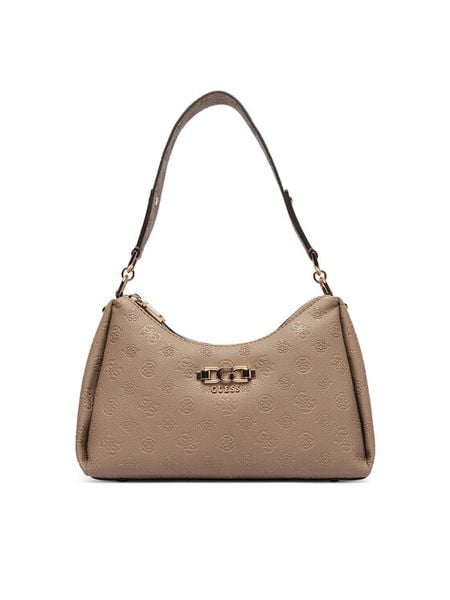 Guess Torebka Anise HWPD99 16180 Beżowy. Brązowe torebki klasyczne Guess, z aplikacjami, ze skóry, bez dodatków. Za 349.99 zł.