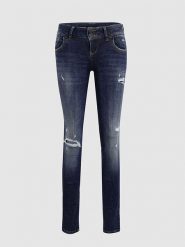 LTB Dżinsy "Molly M" - Slim fit - w kolorze granatowym rozmiar: W26/L30. Niebieskie jeansy LTB, l, z aplikacjami. Za 118.84 zł.
