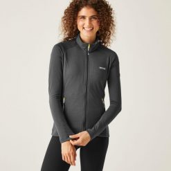 Highton Lite III damska kurtka. Szare kurtki sportowe Regatta, xl, bez wzorów, z materiału, bez kaptura, trekkingowe. W wyprzedaży za 89.99 zł.
