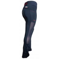 Damskie legginsy jeździeckie z pełną przyczepnością Karlslund Galdur Jodhpur. Niebieskie legginsy KARLSLUND, bez wzorów, z materiału. Za 389.00 zł.