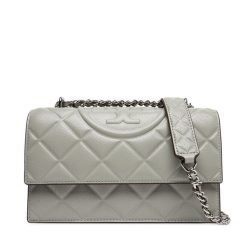 Torebka Tory Burch. Szare torebki klasyczne Tory Burch, bez wzorów, bez dodatków. Za 2,729.00 zł.