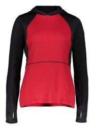 SPYDER Bluza polarowa "Charger" w kolorze czerwono-czarnym rozmiar: L. Czarne bluzy Spyder, l, bez wzorów, z polaru, bez kaptura. Za 148.96 zł.
