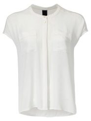 Heine Bluzka w kolorze kremowym rozmiar: 36. Brązowe bluzki Heine, bez wzorów, bez kołnierzyka, bez ramiączek. Za 104.99 zł.