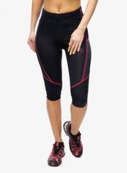 Legginsy do biegania damskie La Sportiva Triumph Tight 3/4. Czarne legginsy La Sportiva, l, bez wzorów. Za 335.49 zł.