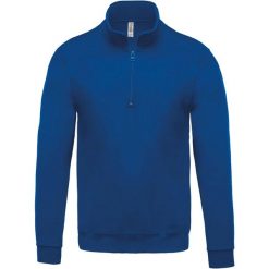 Bluza Kariban Col Zippé. Żółte bluzy KARIBAN, m, bez wzorów, z bawełny, bez kaptura. Za 154.00 zł.