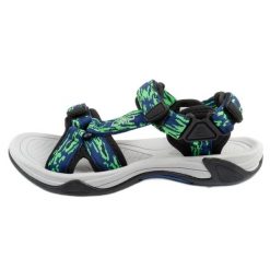Sandały CMP Hamal Hiking 38Q9954J 22NL zielone. Zielone sandały bez wzorów, z materiału, młodzieżowe, bez obcasa, bez zapięcia. Za 244.93 zł.