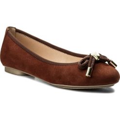 Baleriny HISPANITAS - Capri HV86712 Cacao. Brązowe baleriny Hispanitas, bez wzorów, z materiału, bez obcasa. W wyprzedaży za 269.00 zł.
