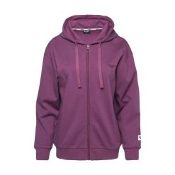 Damska Bluza Z Kapturem Rigel Full Zip. Fioletowe bluzy Hi-tec, m, bez wzorów, z bawełny, z kapturem. Za 141.99 zł.