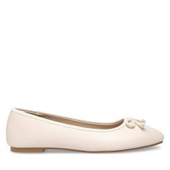Baleriny Jenny Fairy. Brązowe baleriny Jenny Fairy, bez wzorów, bez obcasa. Za 49.99 zł.