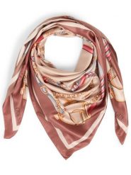 GUESS Szalik damski Kobiety brązowy wzorzysty, ONE SIZE. Brązowe szaliki Guess, z aplikacjami, z syntetyku, eleganckie. Za 329.95 zł.