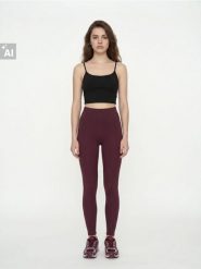 Legginsy sportowe Active - czerwony. Czerwone legginsy Sinsay, l, bez wzorów, na fitness i siłownię. Za 39.99 zł.