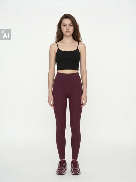 Legginsy sportowe Active - czerwony. Czerwone legginsy Sinsay, l, bez wzorów, na fitness i siłownię. Za 39.99 zł.