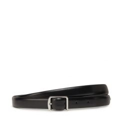 Pasek Calvin Klein. Czarne paski Calvin Klein, bez wzorów. Za 98.99 zł.