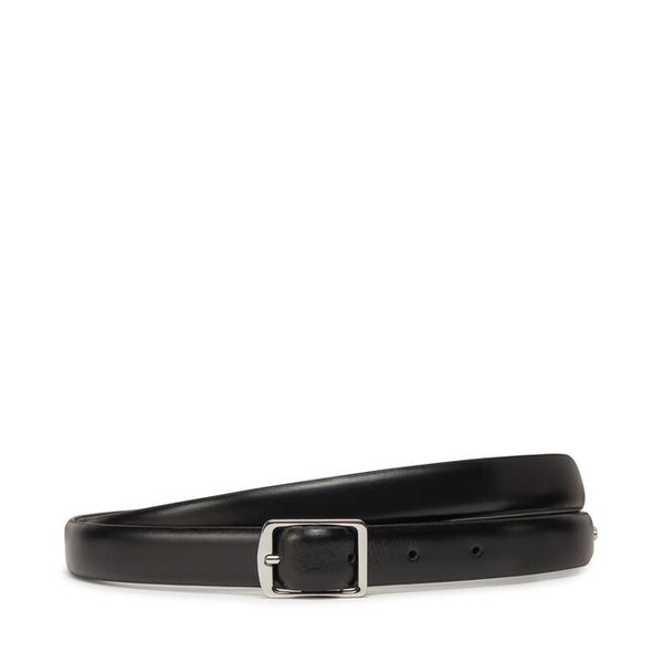 Pasek Calvin Klein. Czarne paski Calvin Klein, bez wzorów. Za 98.99 zł.