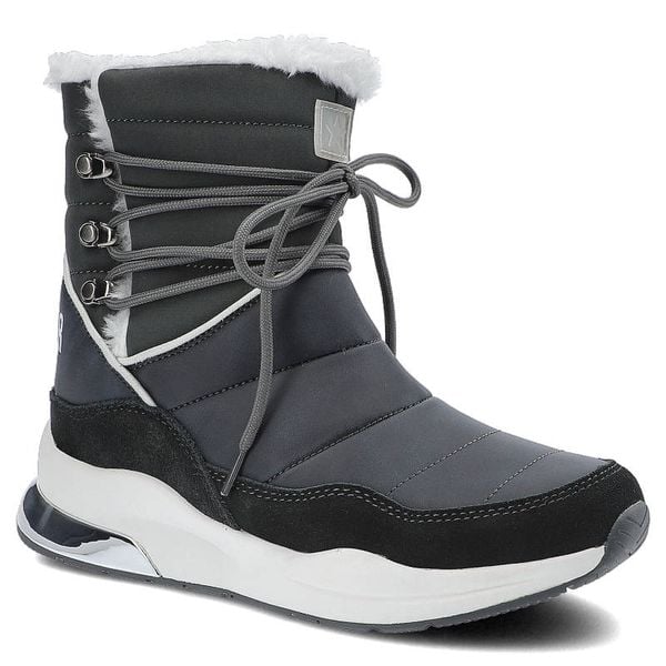 Szare Botki Big Star Damskie Ocieplane Buty. Szare botki Big Star, bez wzorów, bez obcasa, na platformie, bez zapięcia. Za 209.00 zł.