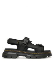 Dr. Martens Sandały DM31560001 Czarny. Czarne sandały Dr. Martens, bez wzorów, ze skóry, bez obcasa, na płaskiej podeszwie, bez zapięcia. Za 589.99 zł.