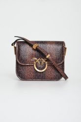 Torebka damska Love Box Bag Mini Pelle Stampa Lucertolina PINKO. Torebki klasyczne Pinko, bez wzorów, bez dodatków. W wyprzedaży za 1,319.20 zł.