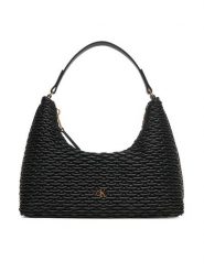 Calvin Klein Torebka LV04F3293G Czarny. Czarne torebki klasyczne Calvin Klein, bez wzorów, ze skóry, bez dodatków. Za 559.99 zł.