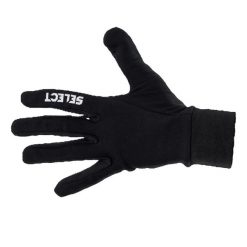 Rękawice Sportowe Unisex Dla Dorosłych Z Logo. Czarne rękawiczki Select, bez wzorów, sportowe. Za 74.99 zł.