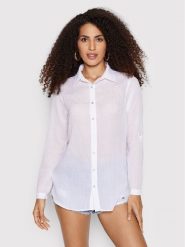 Banana Moon Koszula Gary Adilson HPP10 Biały Regular Fit. Białe koszule Banana Moon, l, bez wzorów, z syntetyku, bez kołnierzyka, bez ramiączek. Za 469.99 zł.