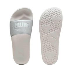 Sandały PUMA Leadcat 2.0 Aqua Metallics Szare. Szare sandały Puma, bez wzorów, z materiału, eleganckie, bez obcasa, bez zapięcia. Za 98.58 zł.